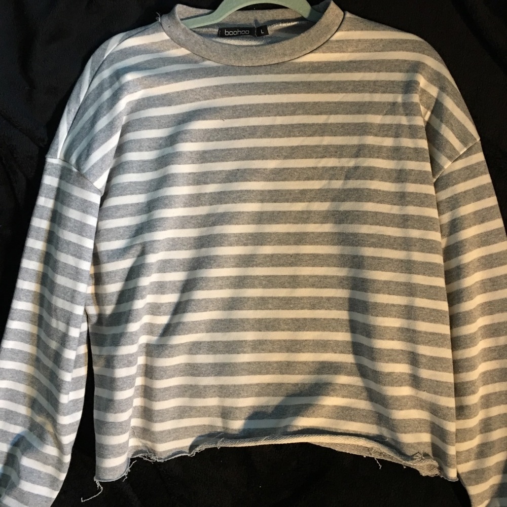Long sleeve striped sweater